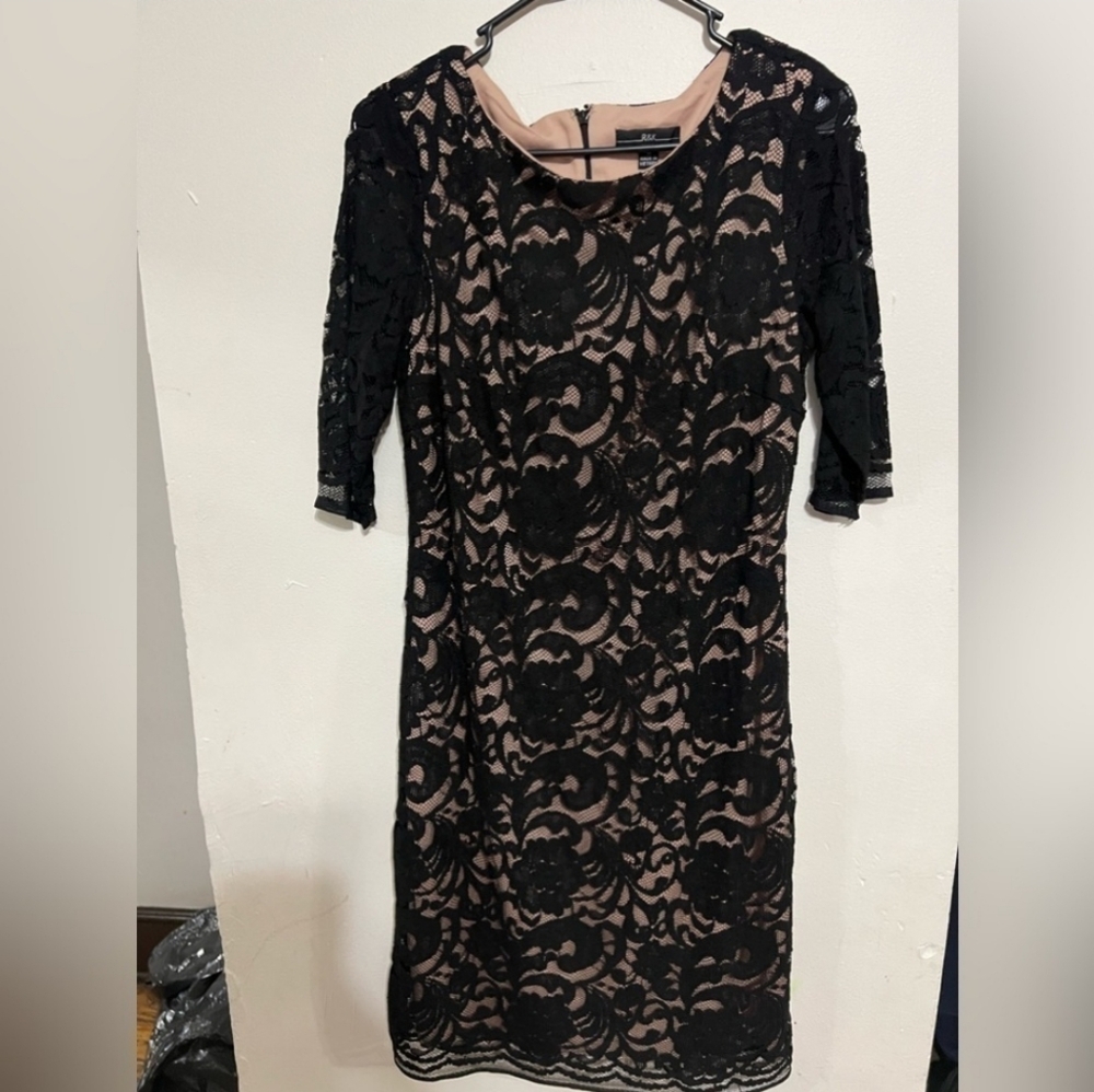 R&K Black Lace Dress - Picture 2 of 4
